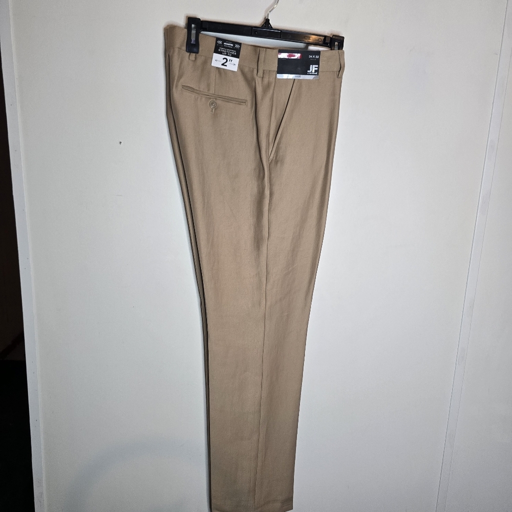 J. Ferrar Ultra Comfort Florence Brown Stretch Slim Fit Suit Pants 34x32